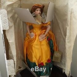 Franklin Mint Gone With the Wind Belle Watling Porcelain Doll withCOA NRFB