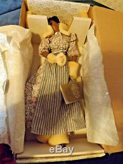 Franklin Mint Gone With the Wind Prissy Porcelain Doll with Box & Tag