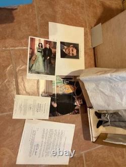 Franklin Mint Gone with the Wind Rhett Butler Doll Shipper, Papers, Stand