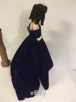 Franklin Mint Gone with the Wind Scarlett's Portrait Blue Dress Heirloom Doll
