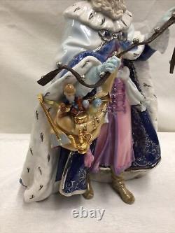 Franklin Mint Grandfather Frost Victorian Santa Christmas 11 Sculpture Figurine