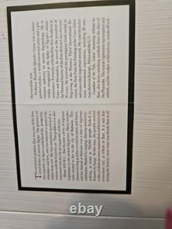 Franklin Mint Guardian of the Nile Bast Black Sphinx Cat 24 Karat Gold Trim