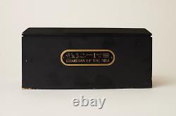 Franklin Mint Guardian of the Nile Bast Black Sphinx Cat 24 Karat Gold Trim
