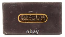 Franklin Mint Guardian of the Nile Bast Black Sphinx Cat 24 Karat Gold Trim RARE