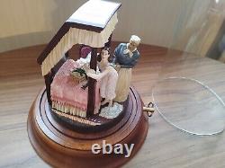 Franklin Mint Gwtw Scarlett O'hara Bedroom Domed Glass Globe 1993 Gone With The
