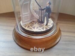 Franklin Mint Gwtw Scarlett O'hara Romance At Twelve Oaks Domed Glass Globe 1993