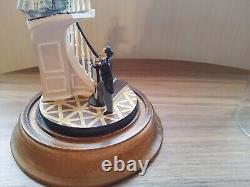 Franklin Mint Gwtw Scarlett O'hara Romance At Twelve Oaks Domed Glass Globe 1993