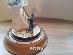 Franklin Mint Gwtw Scarlett O'hara Romance At Twelve Oaks Domed Glass Globe 1993