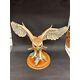 Franklin Mint Hand Painted Screech Owl Porcelain Statue George McMonigle