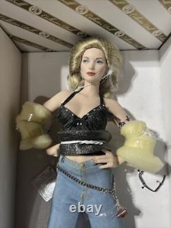 Franklin Mint Harley Davidson Porcelain Doll Candy Complete Mint