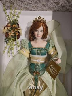 Franklin Mint Heirloom Brianna Princess Of Tara Porcelain Doll New with COA