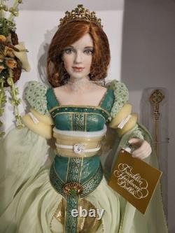 Franklin Mint Heirloom Brianna Princess Of Tara Porcelain Doll New with COA