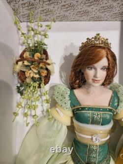 Franklin Mint Heirloom Brianna Princess Of Tara Porcelain Doll New with COA