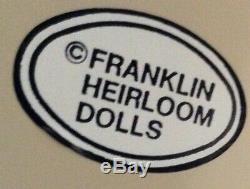 Franklin Mint Heirloom Cinderella Porcelain Doll Rare