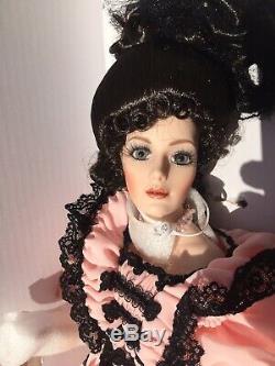 Franklin Mint Heirloom Coca-Cola Porcelain Doll Victoria Limited Edition 1906