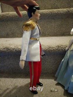 Franklin Mint Heirloom Doll Disney's Cinderella & Prince Charming Porcelain 15