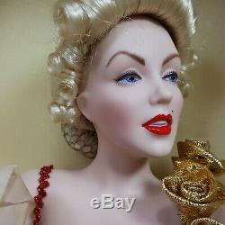 Franklin Mint Heirloom Doll Marilyn Monroe Porcelain Doll In Original Box 19in