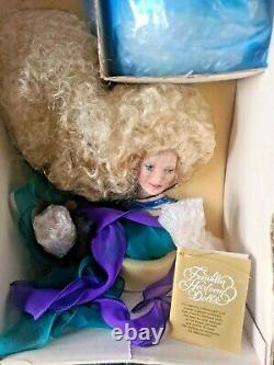 Franklin Mint Heirloom Doll PAULINA Princess of the Pearl Mermaid Doll 16 NEW