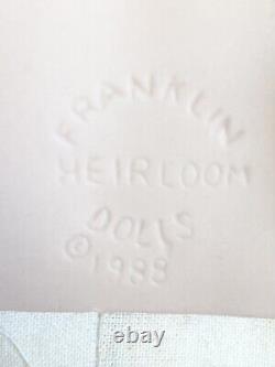 Franklin Mint Heirloom Doll SNOW QUEEN MASQUERADE, 24 1988