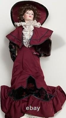 Franklin Mint Heirloom Doll The Gibson Girl in Vogue, Clarissa 22 With Box