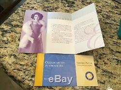 Franklin Mint Heirloom Elizabeth Taylor Porcelain Portrait Doll / COA Included