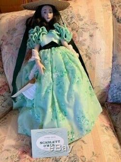 Franklin Mint Heirloom GONE WITH THE WIND Full CollectionMINT PORCELAIN DOLLS