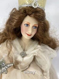 Franklin Mint Heirloom Glinda the Good Witch Porcelain Doll Wizard Of Oz