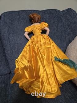 Franklin Mint Heirloom Gone with the Wind Belle Watling Porcelain Doll 1991