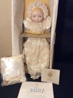 Franklin Mint Heirloom House of Faberge Christening Doll Porcelain Doll 1989