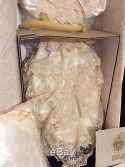 Franklin Mint Heirloom House of Faberge Christening Doll Porcelain Doll 1989