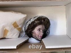 Franklin Mint Heirloom JACKIE KENNEDY BRIDE Porcelain Doll NewithNRFB