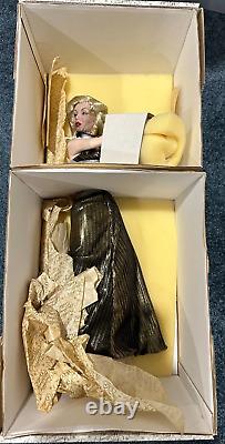 Franklin Mint Heirloom Marilyn Monroe Porcelain Golden Marilyn Doll 1994 NEW
