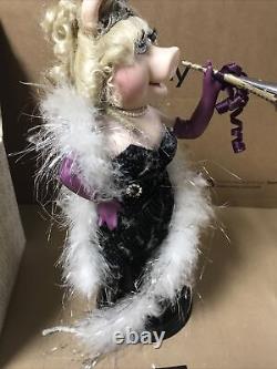 Franklin Mint Heirloom Muppets Miss Piggy Millenium Porcelain Doll