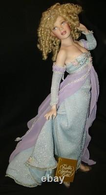 Franklin Mint Heirloom Passion Of Cinderella Porcelain Doll Artist Bernice Mowry