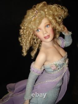 Franklin Mint Heirloom Passion Of Cinderella Porcelain Doll Artist Bernice Mowry