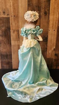 Franklin Mint Heirloom Porcelain Gibson Girl Night at Opera Doll 21 Tall