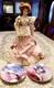 Franklin Mint Heirloom Porcelain Gibson Girl Tea at the Ritz Doll + 2 plates