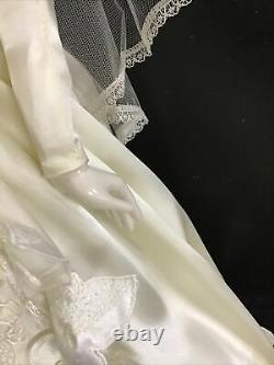 Franklin Mint Heirloom Porcelain Gone With The Wind Bride Wedding Scarlett Doll