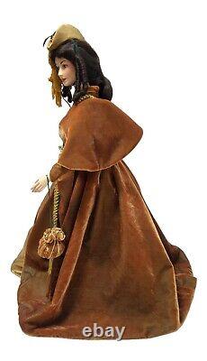 Franklin Mint Heirloom Porcelain Scarlett O'Hara Doll Gone with the Wind 21.5 H