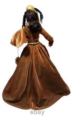 Franklin Mint Heirloom Porcelain Scarlett O'Hara Doll Gone with the Wind 21.5 H