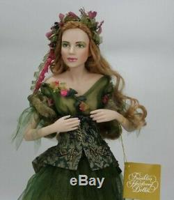 Franklin Mint Heirloom Titania Fairy Queen Midsummer's Night Porcelain Doll 18