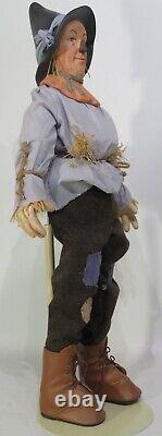 Franklin Mint Heirloom Wizard of Oz Scarecrow Porcelain Doll / Cloth Body