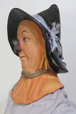 Franklin Mint Heirloom Wizard of Oz Scarecrow Porcelain Doll / Cloth Body