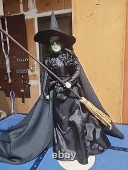 Franklin Mint Heirloom Wizard of Oz Wicked Witch of The West Porcelain Doll