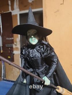 Franklin Mint Heirloom Wizard of Oz Wicked Witch of The West Porcelain Doll