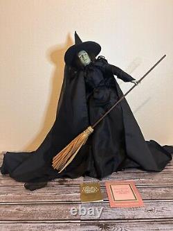 Franklin Mint Heirloom Wizard of Oz Wicked Witch of the West Porcelain Doll
