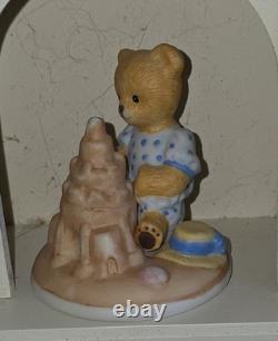 Franklin Mint Hotel Teddington Bear Display With 25 Bears Complete Set