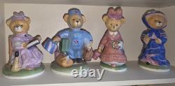 Franklin Mint Hotel Teddington Bear Display With 25 Bears Complete Set