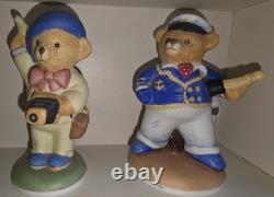 Franklin Mint Hotel Teddington Bear Display With 25 Bears Complete Set