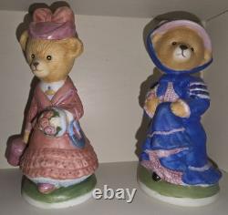 Franklin Mint Hotel Teddington Bear Display With 25 Bears Complete Set